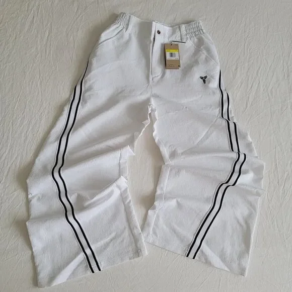 NIKE X KOBE Women's Oversized Basketball White Track Pants - Picture 3 of 8